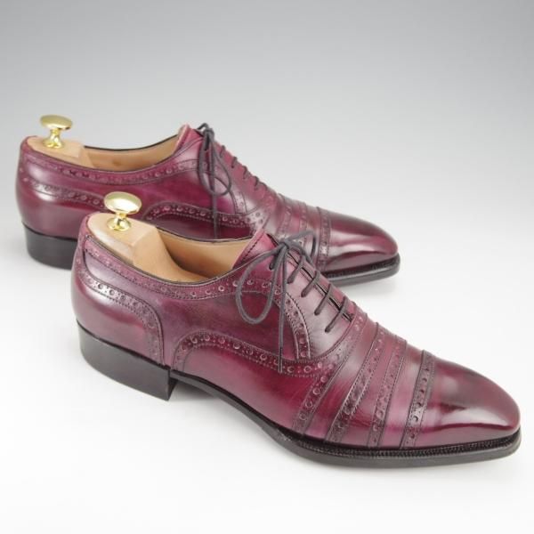 極上★(伊)リカルド・ベステッティ SIZE 40【定価￥205,200-★ハンドソーンウェルテッド製法/Gladiator】赤茶/RICCARDO BESTETTI★j324