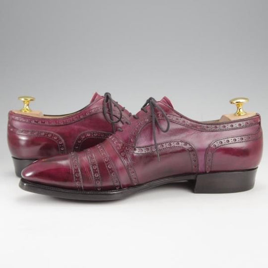 極上★(伊)リカルド・ベステッティ SIZE 40【定価￥205,200-★ハンドソーンウェルテッド製法/Gladiator】赤茶/RICCARDO BESTETTI★j324