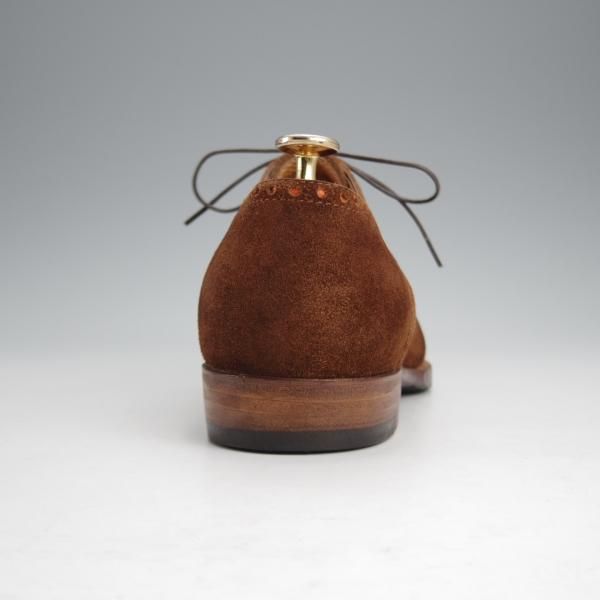 極上★(東欧)サンクリスピン SIZE 6.5【貴重★ハンドソーンウェルテッド製法/トレーディングポスト別注】セミブローグ/スエード/茶★j326