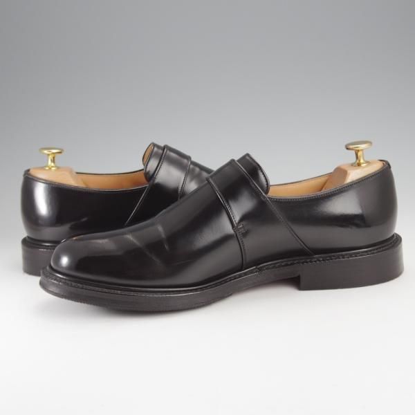 極美品★チャーチ 75F/UK7.5【貴重★SHANNONと同じ103ラスト/WREXHAM】モンクストラップ/黒/メンズ/Church's★j327