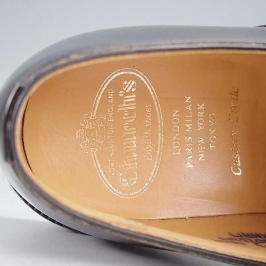 極美品★チャーチ 75F/UK7.5【貴重★SHANNONと同じ103ラスト/WREXHAM】モンクストラップ/黒/メンズ/Church's★j327