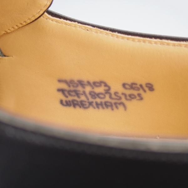 極美品★チャーチ 75F/UK7.5【貴重★SHANNONと同じ103ラスト/WREXHAM】モンクストラップ/黒/メンズ/Church's★j327