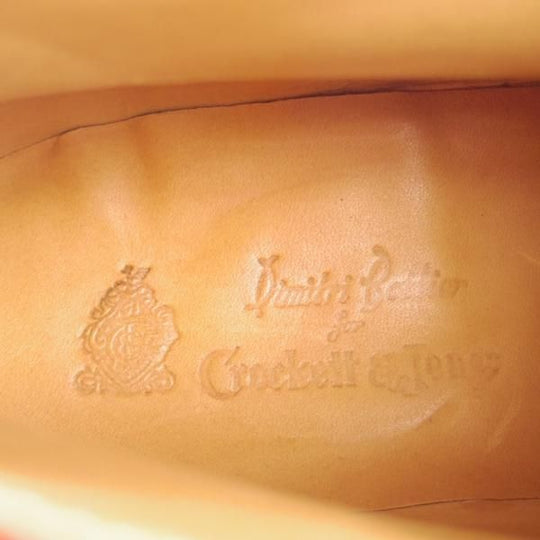 未使用★クロケット&ジョーンズ UK6程度【オーダー価格5000ユーロ(72万円程度)★パリ店のビスポーク品】チャッカブーツ/茶★j328