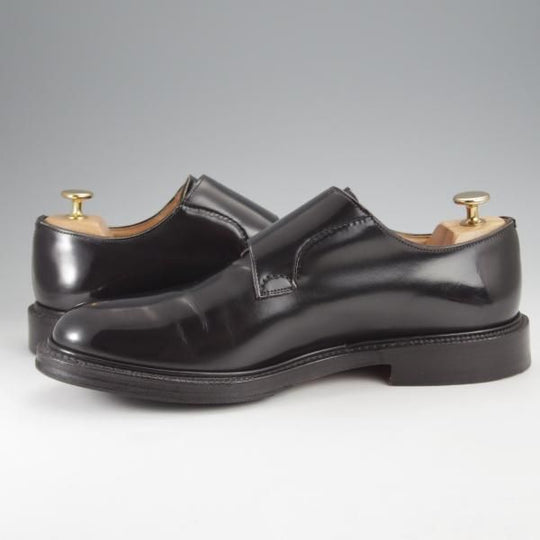 極美品★チャーチ 75F/UK7.5【貴重★SHANNON同仕様のダブルモンク/LAMBOURN】103ラスト/ポリッシュドバインダーカーフ/黒/Church's★j330