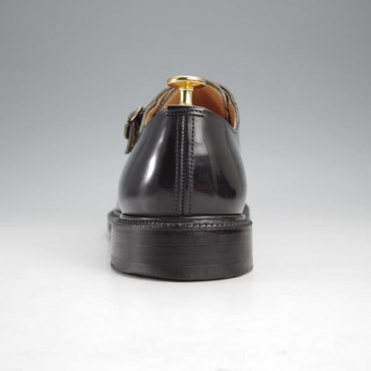 極美品★チャーチ 75F/UK7.5【貴重★SHANNON同仕様のダブルモンク/LAMBOURN】103ラスト/ポリッシュドバインダーカーフ/黒/Church's★j330