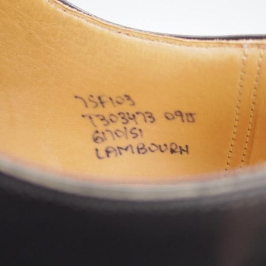 極美品★チャーチ 75F/UK7.5【貴重★SHANNON同仕様のダブルモンク/LAMBOURN】103ラスト/ポリッシュドバインダーカーフ/黒/Church's★j330