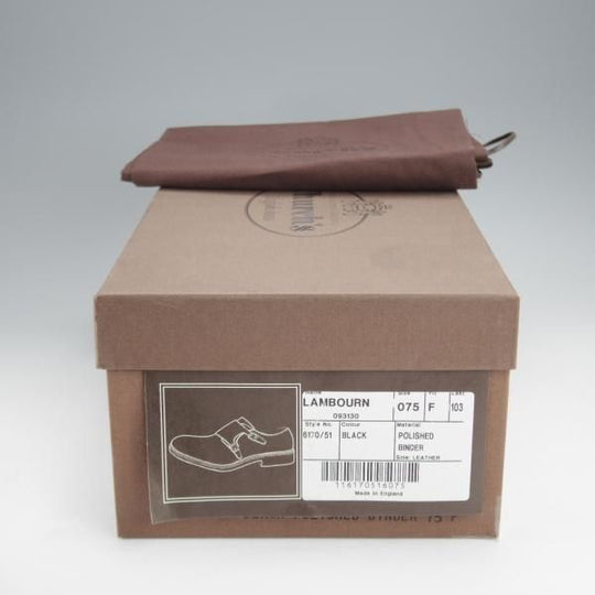 極美品★チャーチ 75F/UK7.5【貴重★SHANNON同仕様のダブルモンク/LAMBOURN】103ラスト/ポリッシュドバインダーカーフ/黒/Church's★j330
