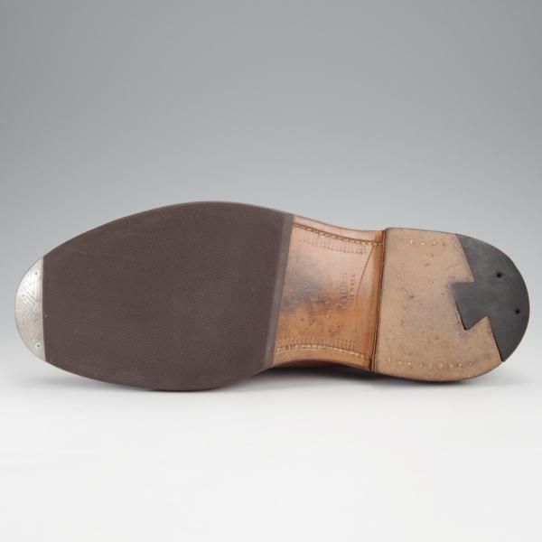 美品★オールデン 8D【貴重★ウイスキーコードバン/茶/SHIPS別注】9905/バリーラスト/プレーントゥ/メンズ/Alden★j332