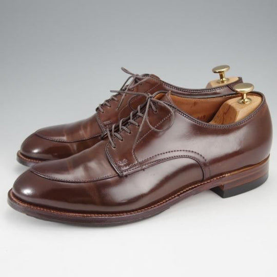 極美品★オールデン 8D【限定色★ダークブラウン/コードバン/125周年記念モデル】濃茶/54951/モディファイドラスト/Vチップ/Alden★j333