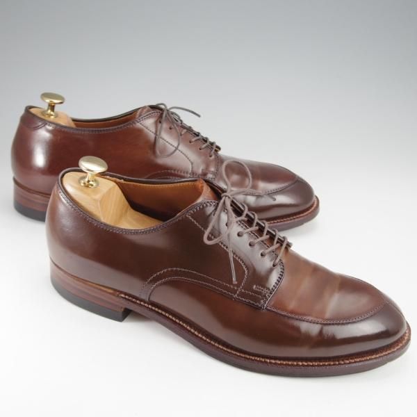 極美品★オールデン 8D【限定色★ダークブラウン/コードバン/125周年記念モデル】濃茶/54951/モディファイドラスト/Vチップ/Alden★j333