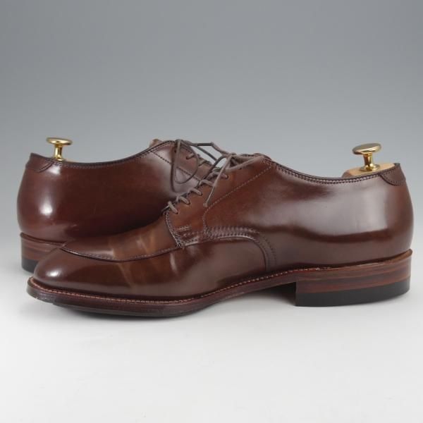 極美品★オールデン 8D【限定色★ダークブラウン/コードバン/125周年記念モデル】濃茶/54951/モディファイドラスト/Vチップ/Alden★j333