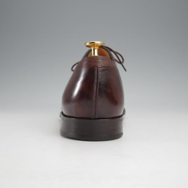 極美品★ジョンロブ SIZE 42/UK8程度【貴重★エルメス別注/ミュージアムカーフ】H103ラスト/濃茶/メンズ/HERMES/JOHN LOBB★j334