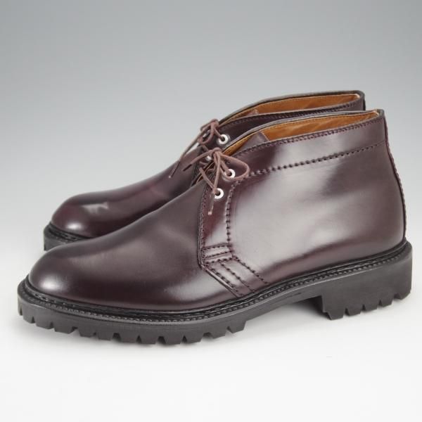 未使用★オールデン 6D【現行定価17.5万円程度★コードバン仕様/チャッカブーツ/BEAMS PLUS別注】バリーラスト/赤茶/ビームス/Alden★j335