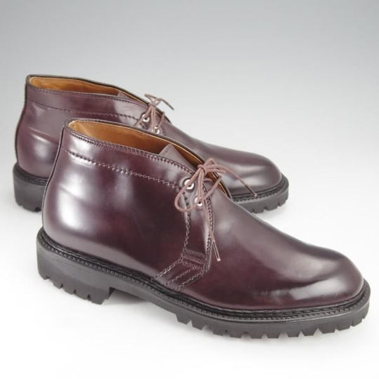 未使用★オールデン 6D【現行定価17.5万円程度★コードバン仕様/チャッカブーツ/BEAMS PLUS別注】バリーラスト/赤茶/ビームス/Alden★j335