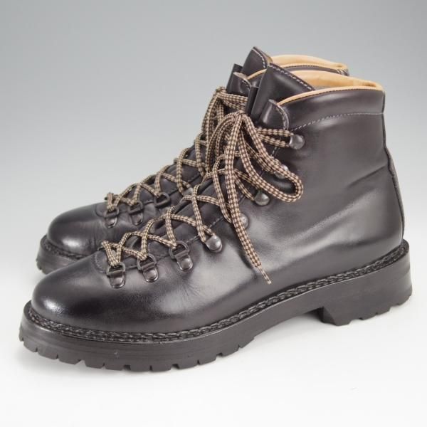 極美品★(伊)F.LLIジャコメッティ SIZE 40【定価14万円程度★マルモラーダ/FG105】マウンテンブーツ/黒/Giacometti★j336