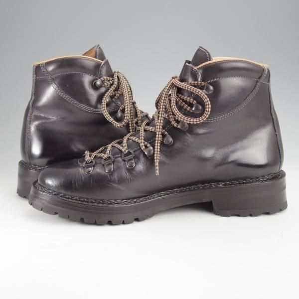 極美品★(伊)F.LLIジャコメッティ SIZE 40【定価14万円程度★マルモラーダ/FG105】マウンテンブーツ/黒/Giacometti★j336