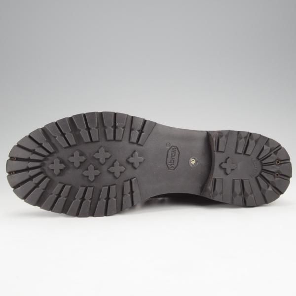 極美品★(伊)F.LLIジャコメッティ SIZE 40【定価14万円程度★マルモラーダ/FG105】マウンテンブーツ/黒/Giacometti★j336