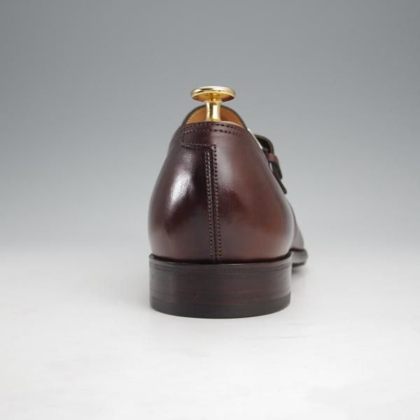 極美品★ジョンロブ SIZE 42/UK8程度【貴重★エルメス別注/ミュージアムカーフ】H103ラスト/JARVIS/モンクストラップ/JOHN LOBB★j337