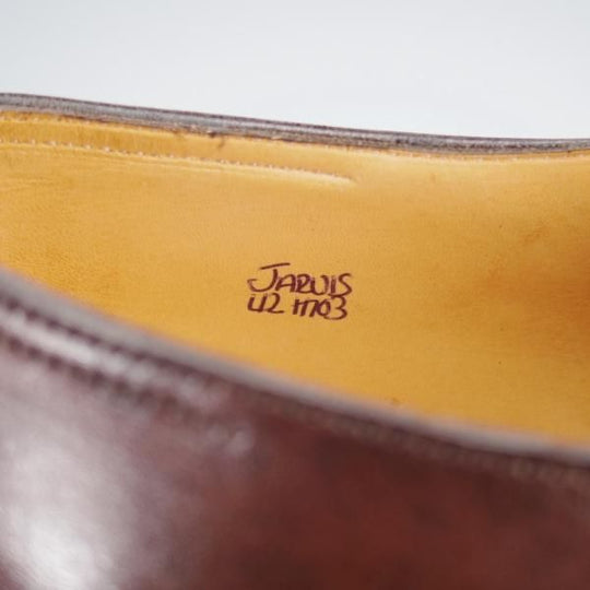 極美品★ジョンロブ SIZE 42/UK8程度【貴重★エルメス別注/ミュージアムカーフ】H103ラスト/JARVIS/モンクストラップ/JOHN LOBB★j337