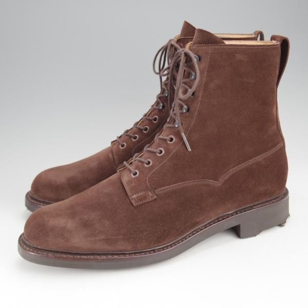 極美品★クロケット&ジョーンズ 9E【トレーディングポスト別注★リッジウェイソール/ARRAN】365ラスト/ブーツ/濃茶/Crockett&Jones★j338