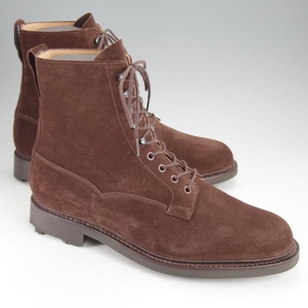 極美品★クロケット&ジョーンズ 9E【トレーディングポスト別注★リッジウェイソール/ARRAN】365ラスト/ブーツ/濃茶/Crockett&Jones★j338