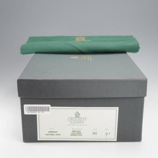 極美品★クロケット&ジョーンズ 9E【トレーディングポスト別注★リッジウェイソール/ARRAN】365ラスト/ブーツ/濃茶/Crockett&Jones★j338