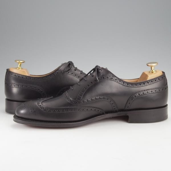 新品★チャーチ 85F/UK8.5【定価￥176,000-★チェットウィンド/CHETWYND】173ラスト/フルブローグ/カーフ/黒/Church's★j339