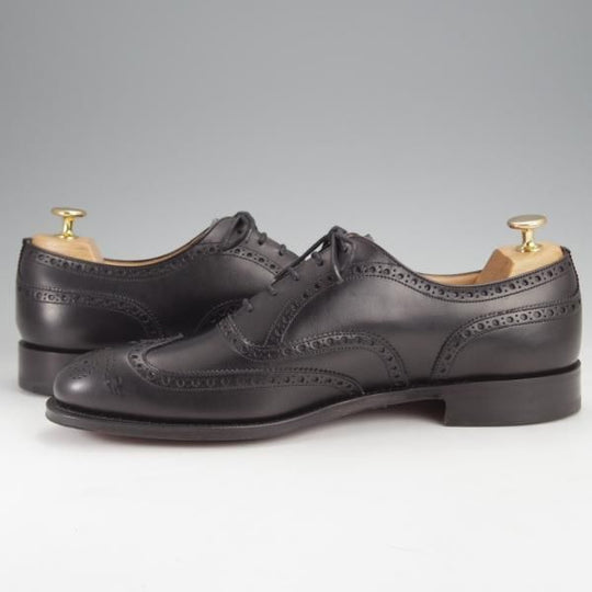 新品★チャーチ 85F/UK8.5【定価￥176,000-★チェットウィンド/CHETWYND】173ラスト/フルブローグ/カーフ/黒/Church's★j339