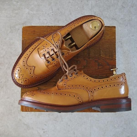 極美品★トリッカーズ SIZE 7【定価￥102,300-★ダイナイトソール/BOURTON/エイコンアンティーク】カントリーシューズ/Tricker's★j341