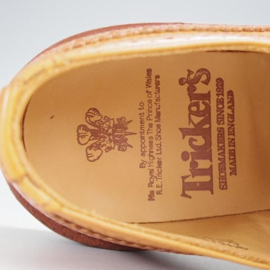 極美品★トリッカーズ SIZE 7【定価￥102,300-★ダイナイトソール/BOURTON/エイコンアンティーク】カントリーシューズ/Tricker's★j341