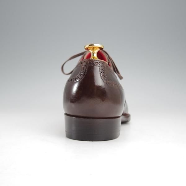 極上★(東欧)サンクリスピン SIZE 6.5【貴重★ハンドソーンウェルテッド製法/トレーディングポスト別注】フルブローグ/カーフ/濃茶★j342