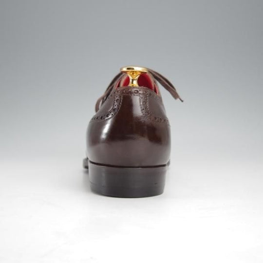 極上★(東欧)サンクリスピン SIZE 6.5【貴重★ハンドソーンウェルテッド製法/トレーディングポスト別注】フルブローグ/カーフ/濃茶★j342