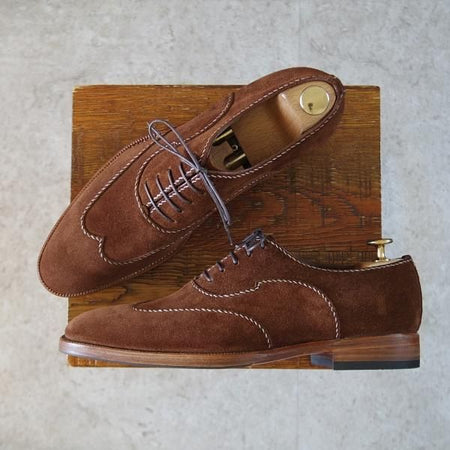 未使用★(東欧)ゾンキー・ブーツ SIZE 6.5【貴重★ジャコメッティ同工場製/(伊)WALLES社/ZB076】スエード/濃茶/ZONKEY BOOT★j343