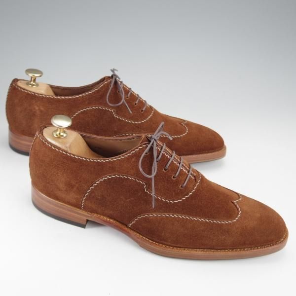 未使用★(東欧)ゾンキー・ブーツ SIZE 6.5【貴重★ジャコメッティ同工場製/(伊)WALLES社/ZB076】スエード/濃茶/ZONKEY BOOT★j343