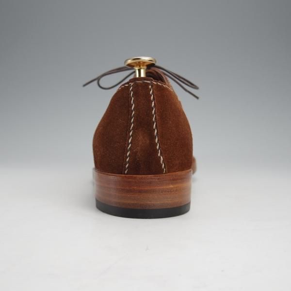 未使用★(東欧)ゾンキー・ブーツ SIZE 6.5【貴重★ジャコメッティ同工場製/(伊)WALLES社/ZB076】スエード/濃茶/ZONKEY BOOT★j343