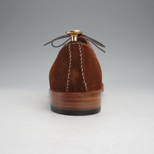 未使用★(東欧)ゾンキー・ブーツ SIZE 6.5【貴重★ジャコメッティ同工場製/(伊)WALLES社/ZB076】スエード/濃茶/ZONKEY BOOT★j343