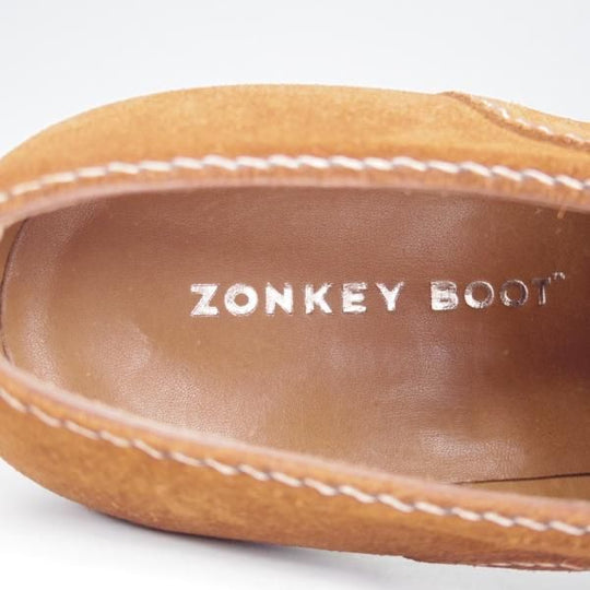 未使用★(東欧)ゾンキー・ブーツ SIZE 6.5【貴重★ジャコメッティ同工場製/(伊)WALLES社/ZB076】スエード/濃茶/ZONKEY BOOT★j343