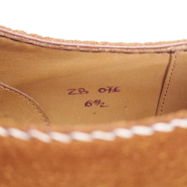 未使用★(東欧)ゾンキー・ブーツ SIZE 6.5【貴重★ジャコメッティ同工場製/(伊)WALLES社/ZB076】スエード/濃茶/ZONKEY BOOT★j343