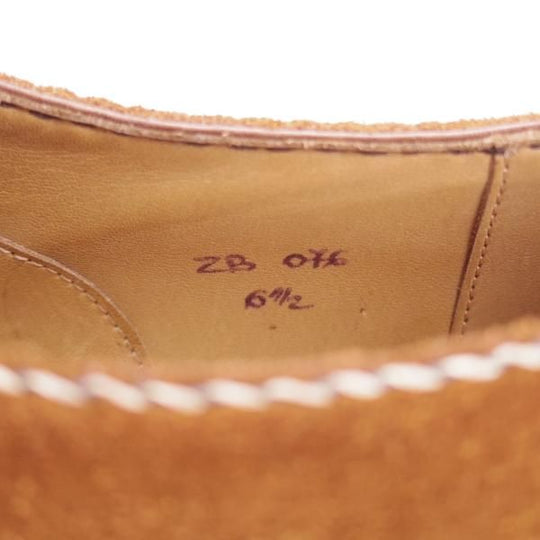 未使用★(東欧)ゾンキー・ブーツ SIZE 6.5【貴重★ジャコメッティ同工場製/(伊)WALLES社/ZB076】スエード/濃茶/ZONKEY BOOT★j343