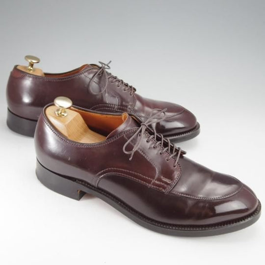 極美品★オールデン 7.5D【定価￥169,400-★コードバン仕様/モディファイドラスト/54321】SHIPS別注/Vチップ/赤茶/Alden★j344