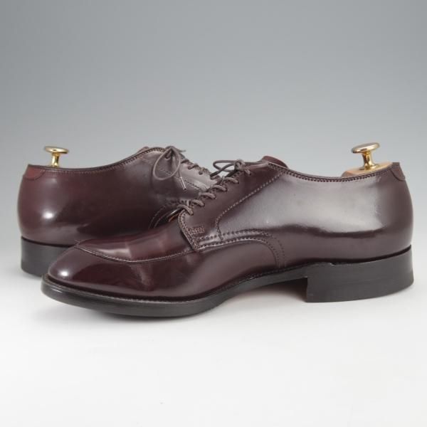 極美品★オールデン 7.5D【定価￥169,400-★コードバン仕様/モディファイドラスト/54321】SHIPS別注/Vチップ/赤茶/Alden★j344