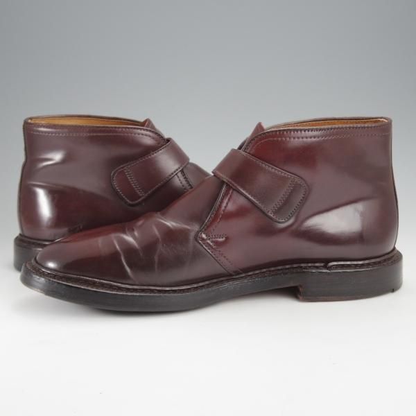 ★オールデン 8E【コードバン仕様★ジョージブーツ/(スイス)LA GRIFFE AUSONI別注】チャッカブーツ/バリーラスト/赤茶/Alden★j345