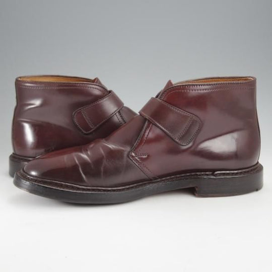 ★オールデン 8E【コードバン仕様★ジョージブーツ/(スイス)LA GRIFFE AUSONI別注】チャッカブーツ/バリーラスト/赤茶/Alden★j345