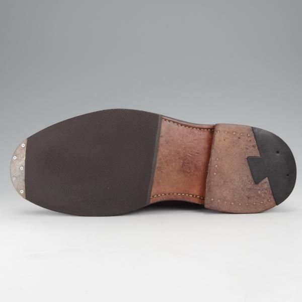 ★オールデン 8E【コードバン仕様★ジョージブーツ/(スイス)LA GRIFFE AUSONI別注】チャッカブーツ/バリーラスト/赤茶/Alden★j345