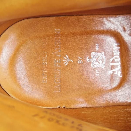 ★オールデン 8E【コードバン仕様★ジョージブーツ/(スイス)LA GRIFFE AUSONI別注】チャッカブーツ/バリーラスト/赤茶/Alden★j345