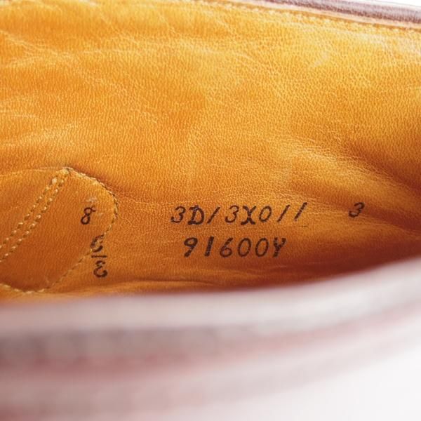 ★オールデン 8E【コードバン仕様★ジョージブーツ/(スイス)LA GRIFFE AUSONI別注】チャッカブーツ/バリーラスト/赤茶/Alden★j345