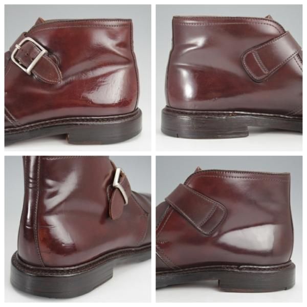 ★オールデン 8E【コードバン仕様★ジョージブーツ/(スイス)LA GRIFFE AUSONI別注】チャッカブーツ/バリーラスト/赤茶/Alden★j345