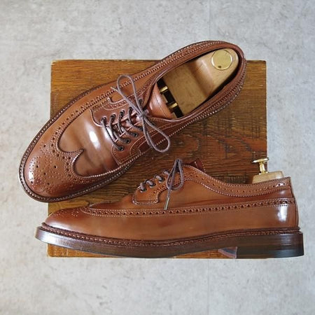 極上★オールデン 8D【貴重★ウイスキーコードバン/茶/97891】ユナイテッドアローズ別注/ロングウイング/バリーラスト/Alden★j347