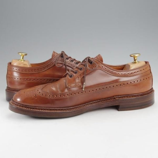 極上★オールデン 8D【貴重★ウイスキーコードバン/茶/97891】ユナイテッドアローズ別注/ロングウイング/バリーラスト/Alden★j347