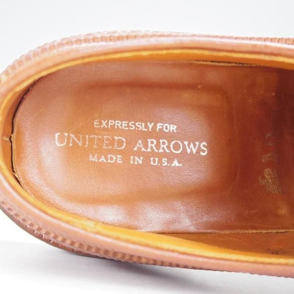 極上★オールデン 8D【貴重★ウイスキーコードバン/茶/97891】ユナイテッドアローズ別注/ロングウイング/バリーラスト/Alden★j347